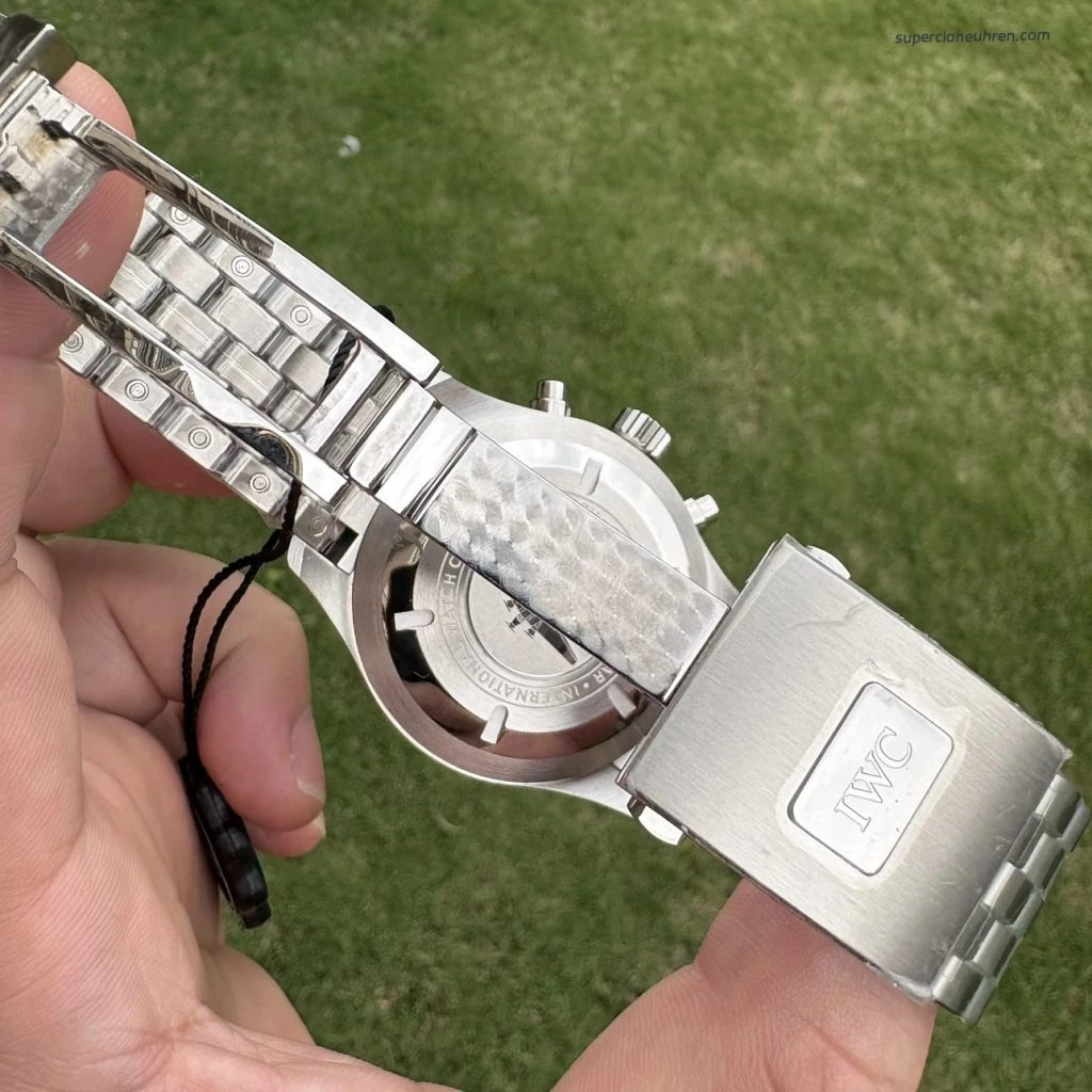 1:1 Super Clone Uhr IWC Pilot’s Watch Chronograph IW377710 Edelstahlarmband 43mm