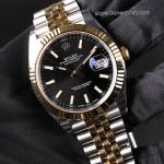 1:1 Super Clone Uhr Rolex Datejust 41 126333-0014 Zweifarbig 18K Gold Jubilé-Band 41mm