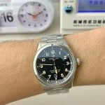 1:1 Super Clone Uhr Breitling Navitimer 8 A17315101B1A1 Schwarzes Zifferblatt Stahlband 41mm