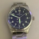 1:1 Super Clone Uhr Breitling Navitimer 8 A17315101B1A1 Schwarzes Zifferblatt Stahlband 41mm