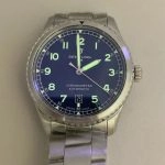 1:1 Super Clone Uhr Breitling Navitimer 8 A17315101C1A1 Blaues Zifferblatt Stahlband 41mm