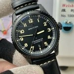 1:1 Super Clone Uhr Breitling Navitimer 8 M17314101B1X1 Schwarz PVD-Beschichtung 41mm