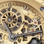 1:1 Super Clone Uhr Audemars Piguet Royal Oak 16204BA.OO.1240BA.01 Skelett Gelbgold 39mm