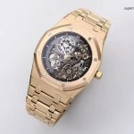 1:1 Super Clone Uhr Audemars Piguet Royal Oak 16204OR.OO.1240OR.03 Roségold Skelett 39mm