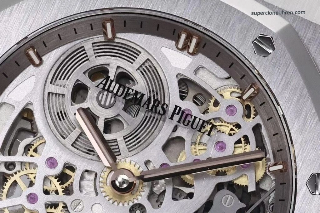 1:1 Super Clone Uhr Audemars Piguet Royal Oak 16204ST.OO.1240ST.01 Skelett Edelstahl 39mm