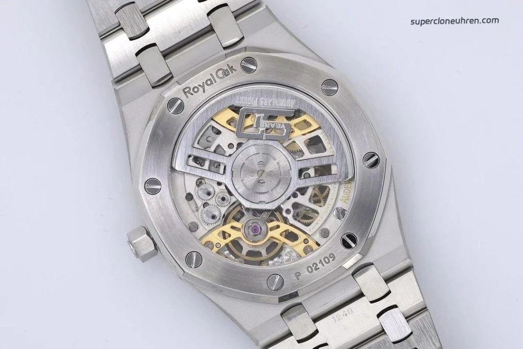 1:1 Super Clone Uhr Audemars Piguet Royal Oak 16204ST.OO.1240ST.01 Skelett Edelstahl 39mm