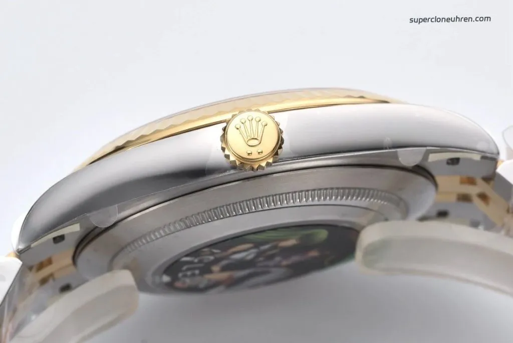 1:1 Super Clone Rolex Datejust m126333-0035 Zweifarbig Grünes Zifferblatt 36mm