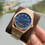 1:1 Super Clone Uhr Vacheron Constantin Overseas Tourbillon 6000V Roségold 42,5 mm