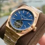 1:1 Super Clone Uhr Vacheron Constantin Overseas Tourbillon 6000V Roségold 42,5 mm