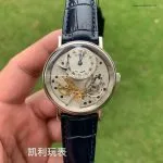 1:1 Super Clone Uhr Breguet Tradition 7057BB Silberzifferblatt Tourbillon 40mm