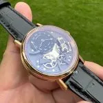 1:1 Super Clone Uhr Breguet Tradition 7057BR/G9/9W6 Roségold Schwarzes Zifferblatt 40mm
