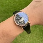 1:1 Super Clone Uhr Breguet Tradition 7057BR/G9/9W6 Roségold Schwarzes Zifferblatt 40mm