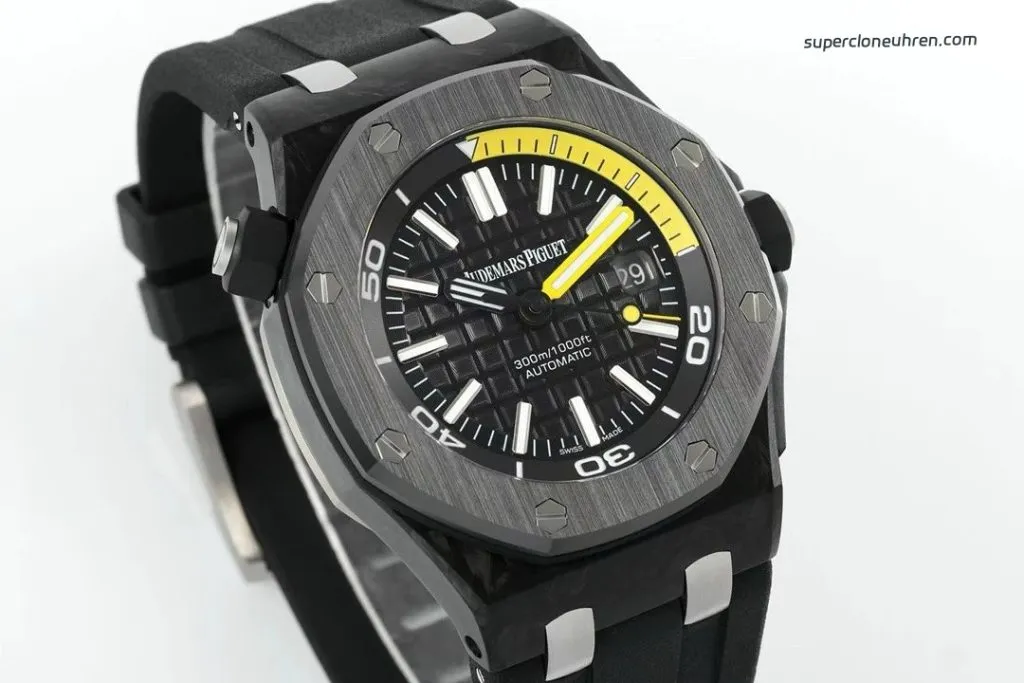 1:1 Super Clone Uhr Audemars Piguet Royal Oak Offshore 15706AU Carbongehäuse 42mm