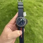 1:1 Super Clone Uhr Panerai Submersible Luna Rossa PAM01563 Carbongehäuse 42mm