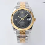 1:1 Super Clone Rolex Datejust m126333-0035 Zweifarbig Grünes Zifferblatt 36mm