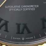 1:1 Super Clone Uhr Rolex Datejust m126233-0036 Zweifarbig Gold-Stahl mit grünem Zifferblatt 36mm