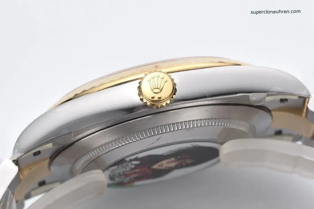 1:1 Super Clone Uhr Rolex Datejust m126233-0036 Zweifarbig Gold-Stahl mit grünem Zifferblatt 36mm