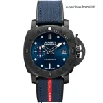 1:1 Super Clone Uhr Panerai Submersible Luna Rossa PAM01563 Carbongehäuse 42mm