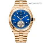 1:1 Super Clone Uhr Vacheron Constantin Overseas Tourbillon 6000V Roségold 42,5 mm