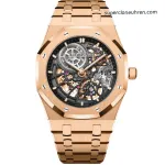 1:1 Super Clone Uhr Audemars Piguet Royal Oak 16204OR.OO.1240OR.03 Roségold Skelett 39mm