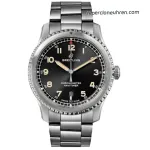 1:1 Super Clone Uhr Breitling Navitimer 8 A17315101B1A1 Schwarzes Zifferblatt Stahlband 41mm