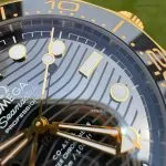 1:1 Super Clone Uhr Omega Seamaster 300 210.20.42.20.01.002 Schwarz-Gold Zweifarbig 42mm