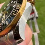 1:1 Super Clone Uhr Omega Seamaster 300 210.20.42.20.01.002 Schwarz-Gold Zweifarbig 42mm