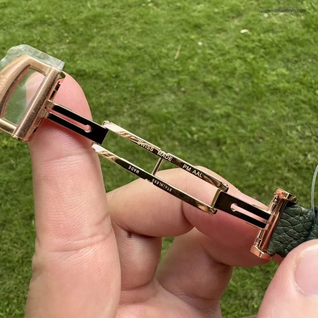 1:1 Super Clone Uhr IWC Portofino IW357415 Roségold Grünes Zifferblatt 34mm(Schweizer Uhrwerk)