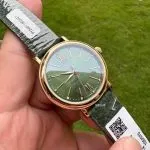1:1 Super Clone Uhr IWC Portofino IW357415 Roségold Grünes Zifferblatt 34mm(Schweizer Uhrwerk)