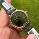 1:1 Super Clone Uhr IWC Portofino IW357415 Roségold Grünes Zifferblatt 34mm(Schweizer Uhrwerk)