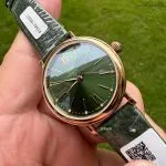 1:1 Super Clone Uhr IWC Portofino IW357415 Roségold Grünes Zifferblatt 34mm(Schweizer Uhrwerk)