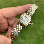 1:1 Super Clone Uhr Cartier Panthère de Cartier W2PN0006 Zweifarbig Gold & Stahl 22×30mm