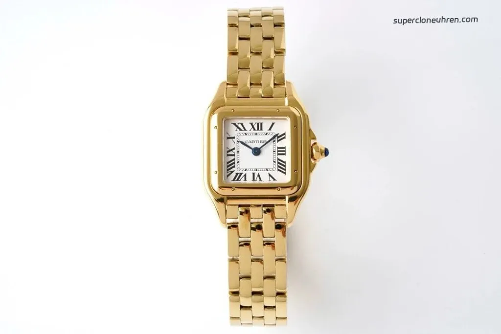 1:1 Super Clone Uhr Cartier Panthère WGPN0008 Gelbgold 22×30 mm