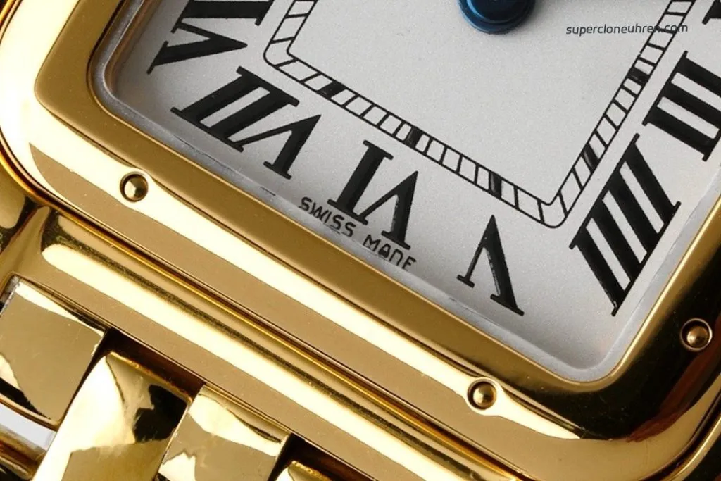 1:1 Super Clone Uhr Cartier Panthère WGPN0008 Gelbgold 22×30 mm