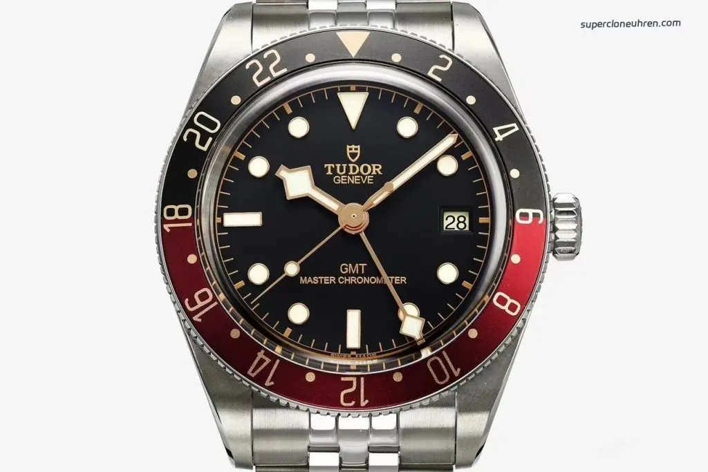 1:1 Super Clone Uhr Tudor Black Bay GMT 79830RB Pepsi-Lünette Stahlband 39mm
