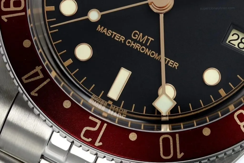 1:1 Super Clone Uhr Tudor Black Bay GMT 79830RB Pepsi-Lünette Stahlband 39mm