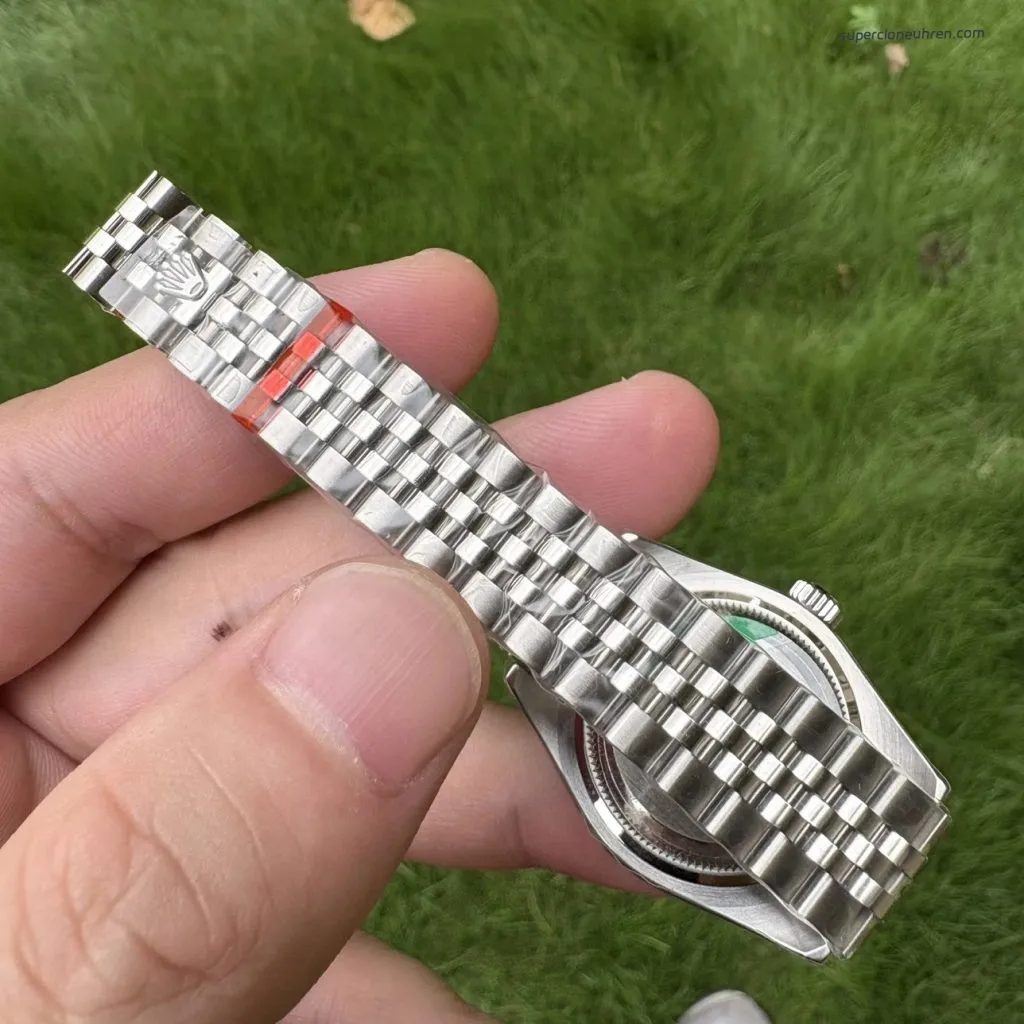 1:1 Super Clone Uhr Rolex Lady-Datejust 279384RBR Perlmutt-Zifferblatt mit Diamanten 28mm