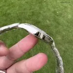 1:1 Super Clone Uhr Patek Philippe Twenty~4 7300/1200A-010 Grau Diamant-Lünette Damenuhr 36mm
