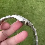 1:1 Super Clone Uhr Patek Philippe Twenty~4 7300/1200A-010 Grau Diamant-Lünette Damenuhr 36mm