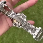 1:1 Super Clone Uhr Patek Philippe Twenty~4 7300/1200A-010 Grau Diamant-Lünette Damenuhr 36mm
