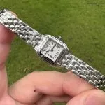 1:1 Super Clone Uhr Cartier Panthère de Cartier WSPN0012 Stahlarmband Mini 25×19 mm