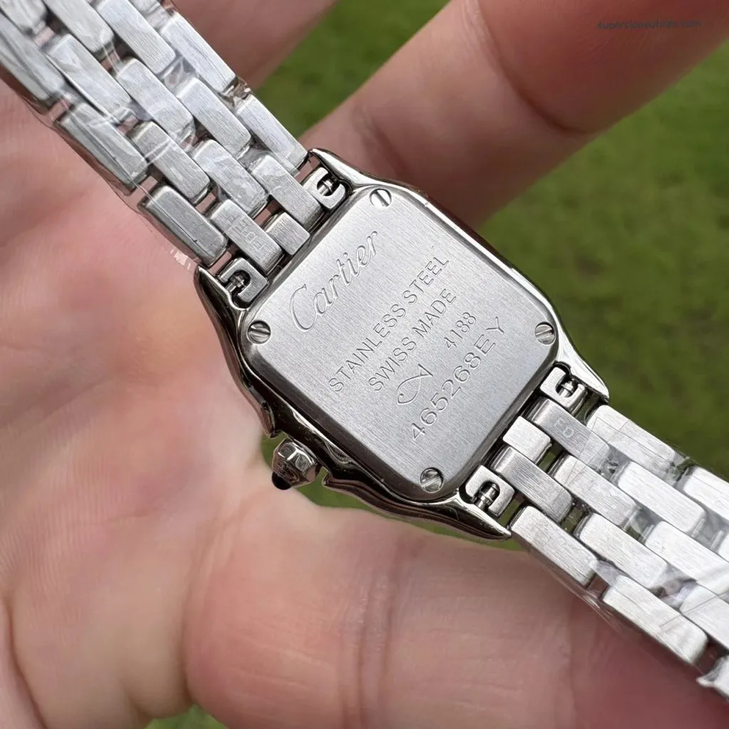 1:1 Super Clone Uhr Cartier Panthère de Cartier WSPN0012 Stahlarmband Mini 25×19 mm