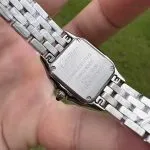 1:1 Super Clone Uhr Cartier Panthère de Cartier WSPN0012 Stahlarmband Mini 25×19 mm