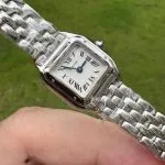 1:1 Super Clone Uhr Cartier Panthère de Cartier WSPN0012 Stahlarmband Mini 25×19 mm