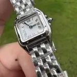 1:1 Super Clone Uhr Cartier Panthère de Cartier WSPN0012 Stahlarmband Mini 25×19 mm