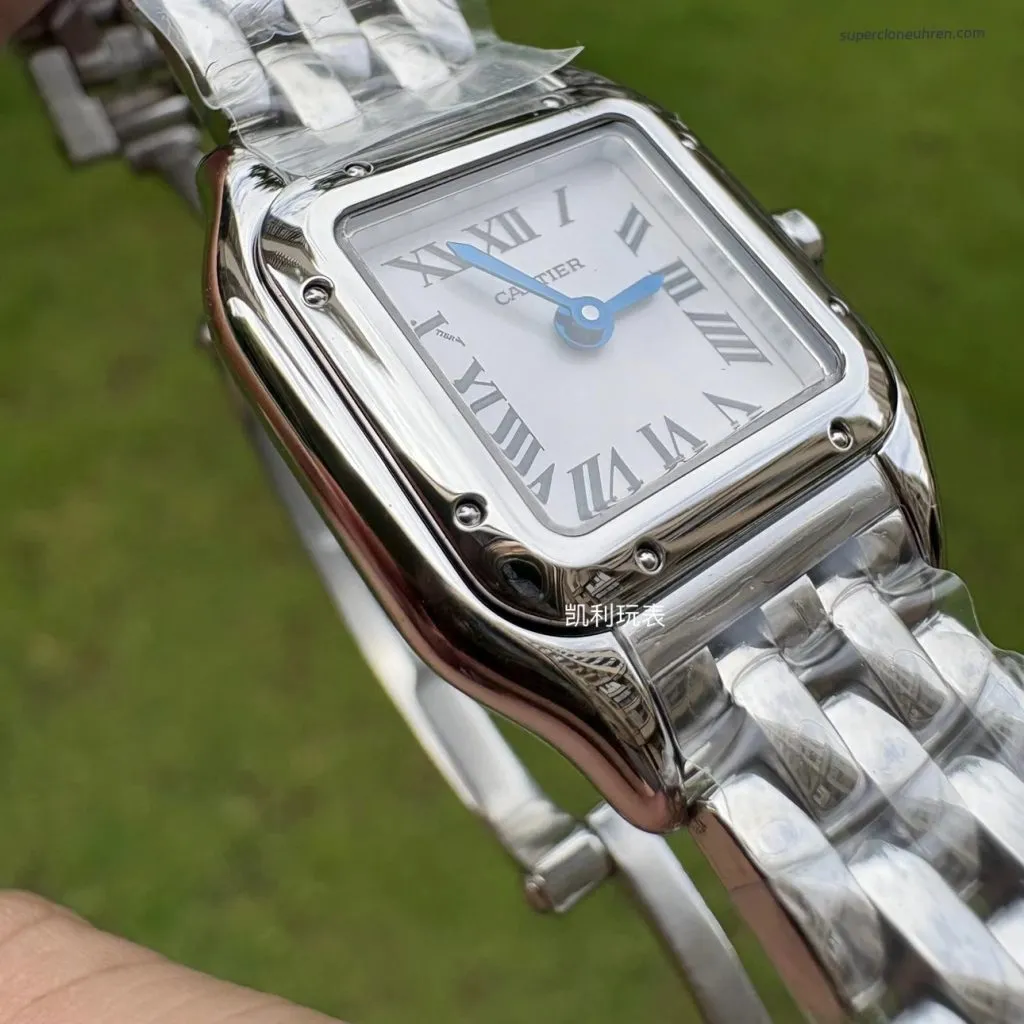 1:1 Super Clone Uhr Cartier Panthère de Cartier WSPN0012 Stahlarmband Mini 25×19 mm