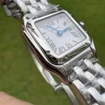 1:1 Super Clone Uhr Cartier Panthère de Cartier WSPN0012 Stahlarmband Mini 25×19 mm