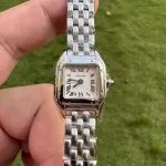 1:1 Super Clone Uhr Cartier Panthère de Cartier WSPN0012 Stahlarmband Mini 25×19 mm