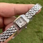 1:1 Super Clone Uhr Cartier Panthère de Cartier WSPN0012 Stahlarmband Mini 25×19 mm