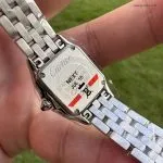 1:1 Super Clone Uhr Cartier Panthère de Cartier WSPN0012 Stahlarmband Mini 25×19 mm